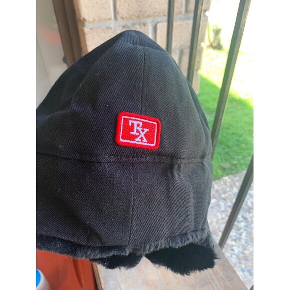 RARE Vintage 1990’s Texas Rangers MLB Winter Ear Flaps XL Baseball Cap Hat - Picture 4 of 8